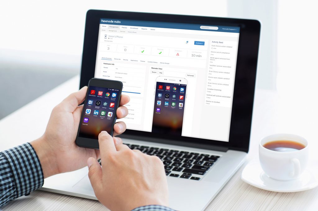 Hexnode launches Remote View feature for Android mobile devices
