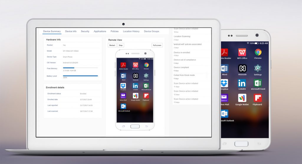 Hexnode announces support for Remote Control in Samsung Knox devices