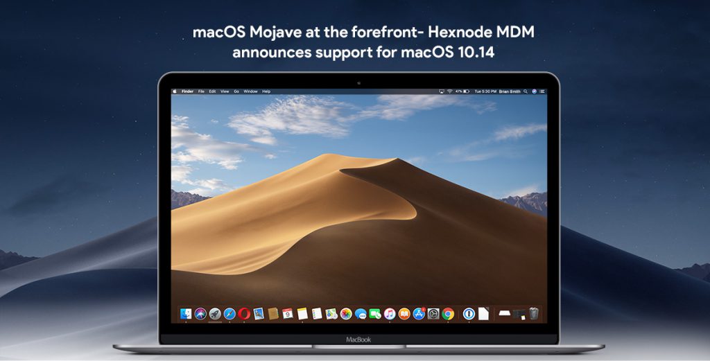 macOS Mojave at the forefront- Hexnode announces support for macOS 10.14