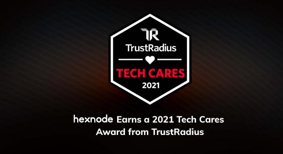 Hexnode UEM earns a 2021 Tech Cares Award from TrustRadius  